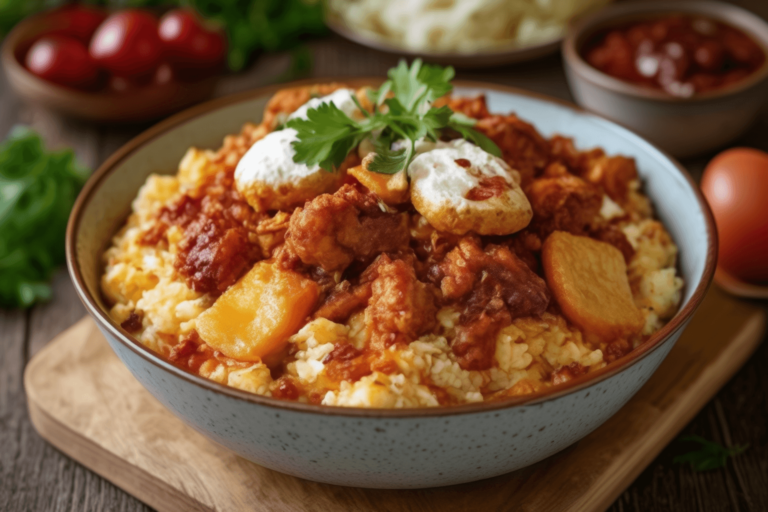 Jambalaya de Frango e Chouriço.