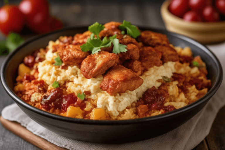 Jambalaya de Frango e Chouriço